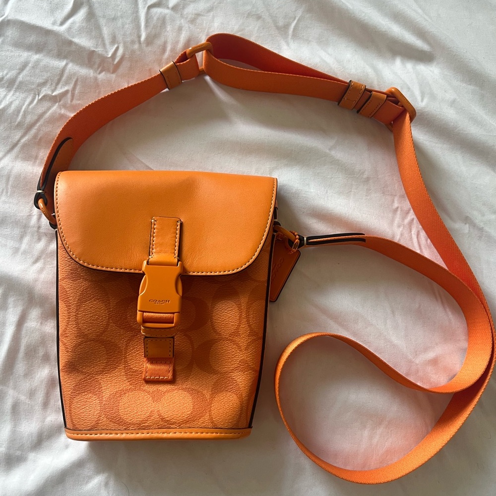 Coach Vibrant Orange Crossbody Bag